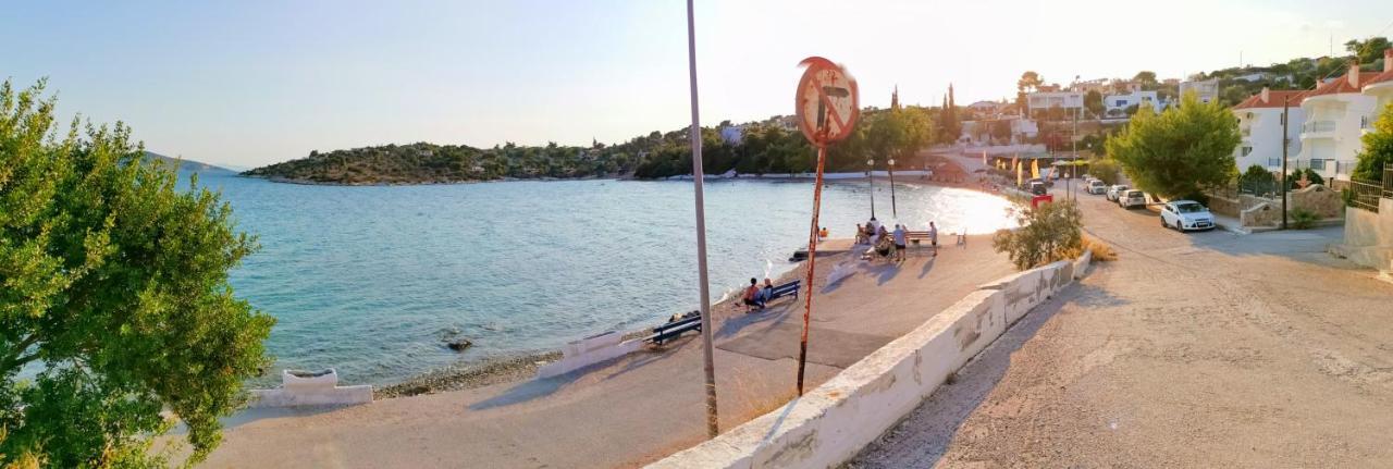 Ξένιος Ζευς Ηλιακτής. Χώρος Χαλάρωσης & Ξεκούρασης Apartment Agios Georgios  Bagian luar foto